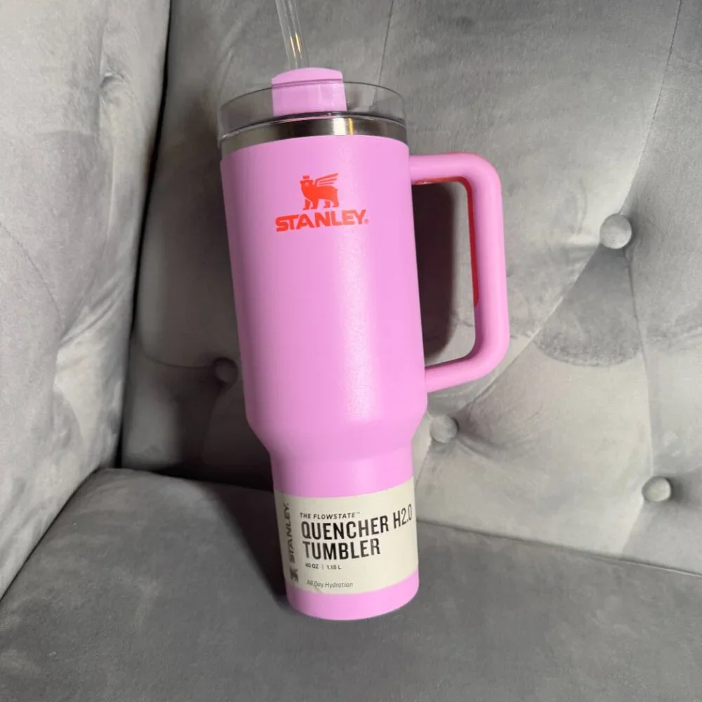 STANLEY target‎ exclusive Quencher H2.0  pink orange Amethyst Tumbler NWT - Picture 2 of 7